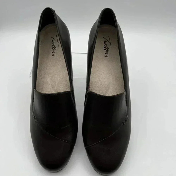 Trotters Moment Womens Leather Slip On Loafers 10.5 N Brown Supportive Shoe - Picture 8 of 13